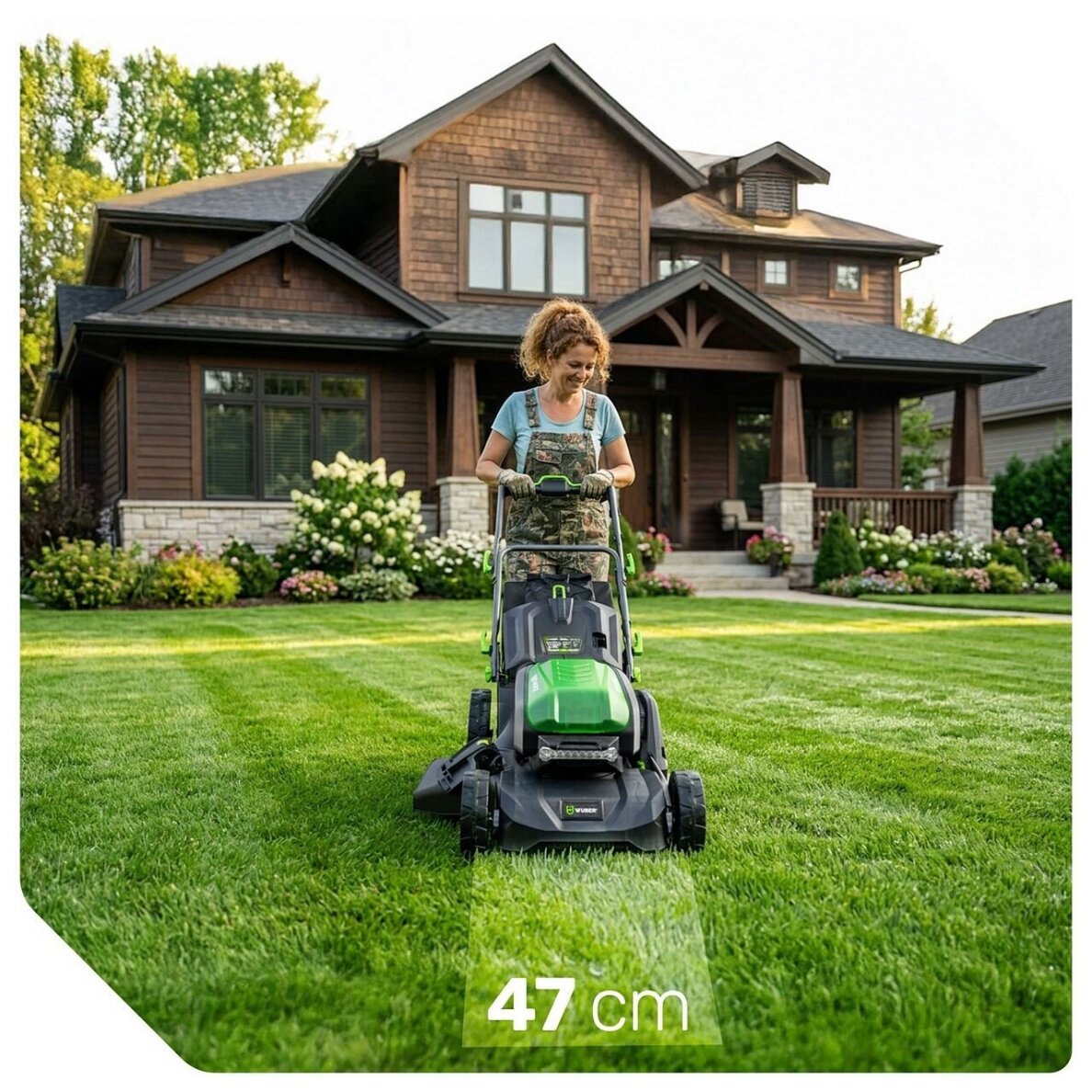 40 V akumuliatorinė vejapjovė Wuber W05805, 47 cm 5 40 V akumuliatorinė vejapjovė Wuber W05805, 47 cm 5