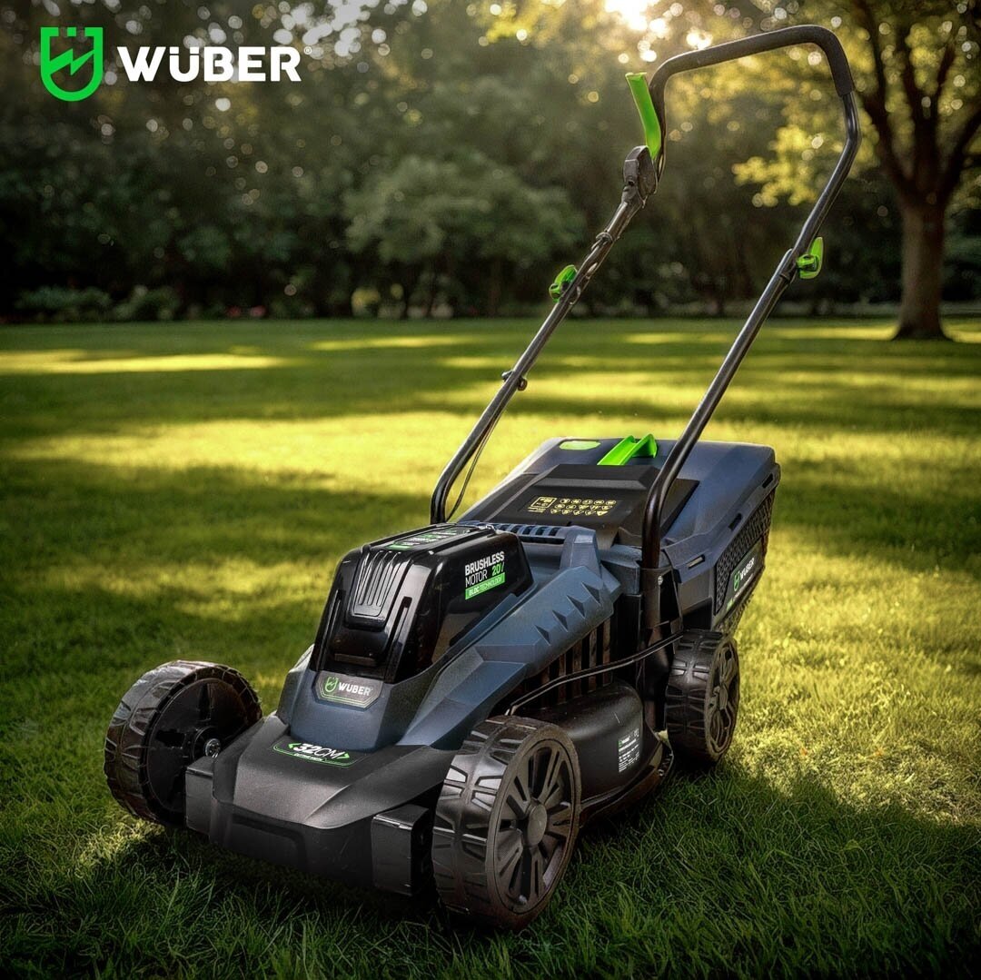 Akumuliatorinė vejapjovė Wuber W04801, 32 cm; 20 V; su akumuliatoriumi ir įkrovikliu 2
