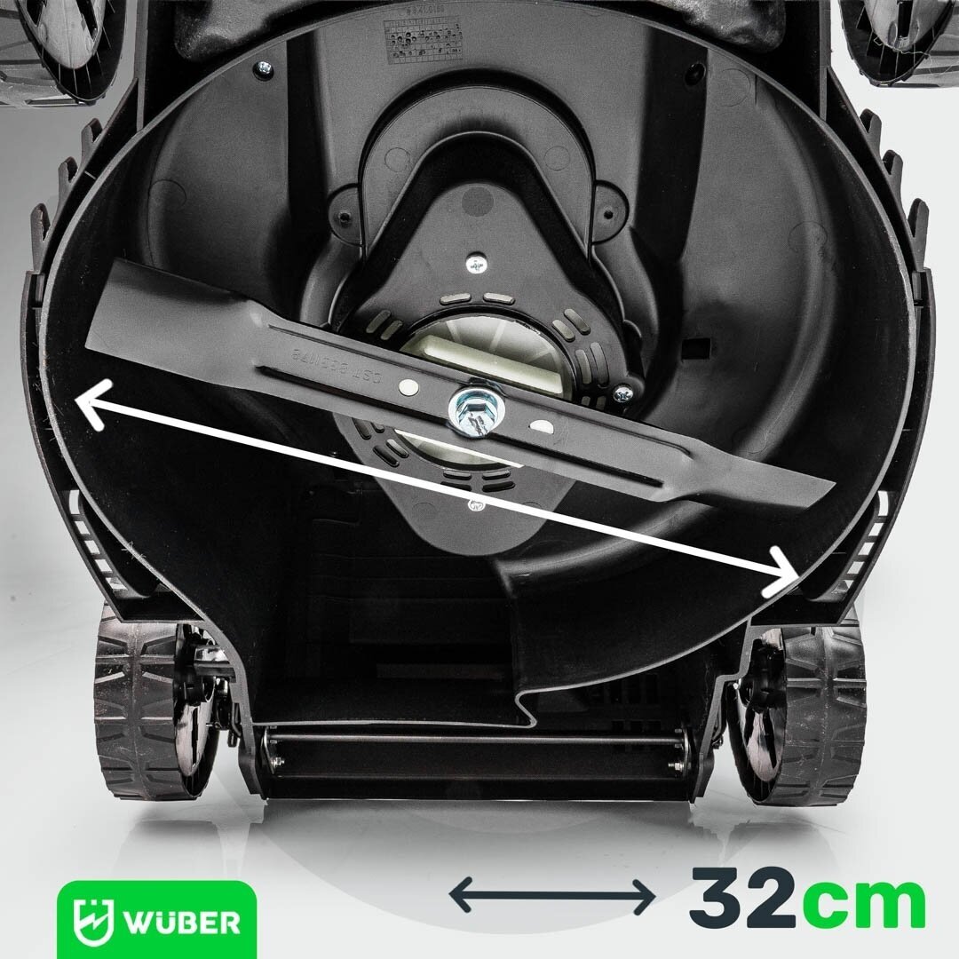Akumuliatorinė vejapjovė Wuber W04801, 32 cm; 20 V; su akumuliatoriumi ir įkrovikliu 8 Akumuliatorinė vejapjovė Wuber W04801, 32 cm; 20 V; su akumuliatoriumi ir įkrovikliu 8