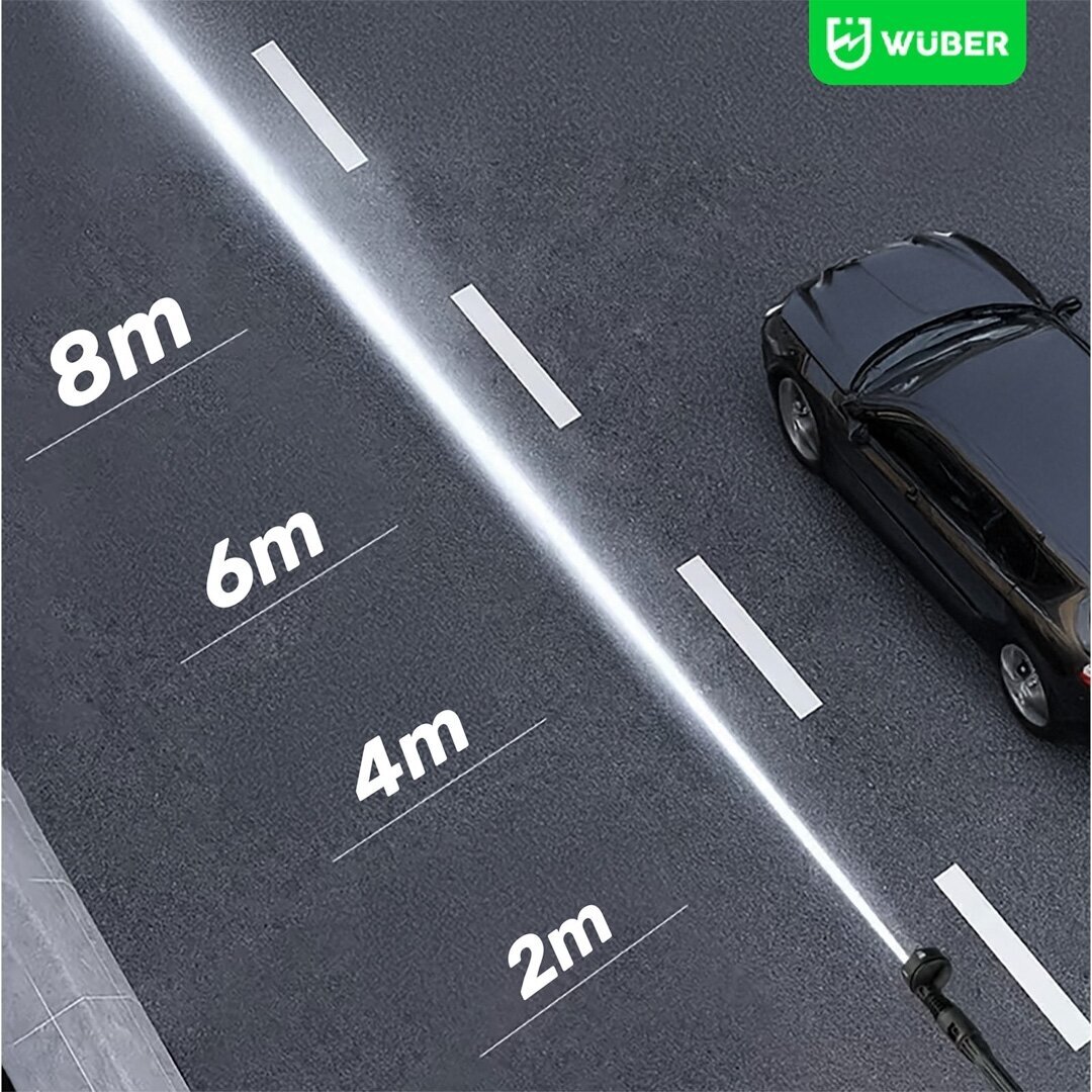 Akumuliatorinis aukšto slėgio plovimo įrenginys Wuber su 2,0Ah baterija 6