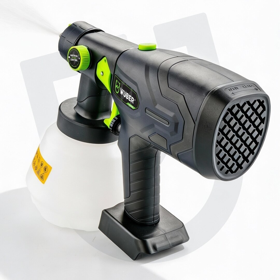 Akumuliatorinis dažų purkštuvas Wuber W04323, 20V Li-ion, 4,0 Ah 3
