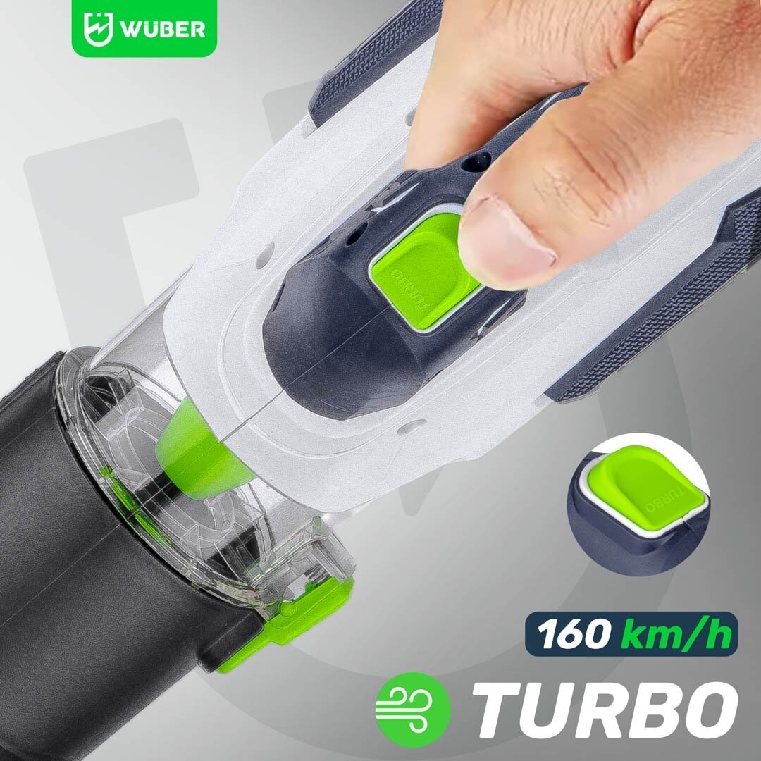 Akumuliatorinis lapų pūstuvas Wuber W04400 su baterija ir įkrovikliu 7