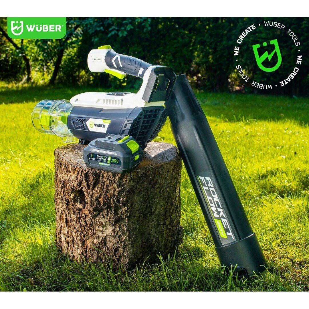 Akumuliatorinis lapų pūstuvas Wuber W04401 su baterija ir įkrovikliu 15