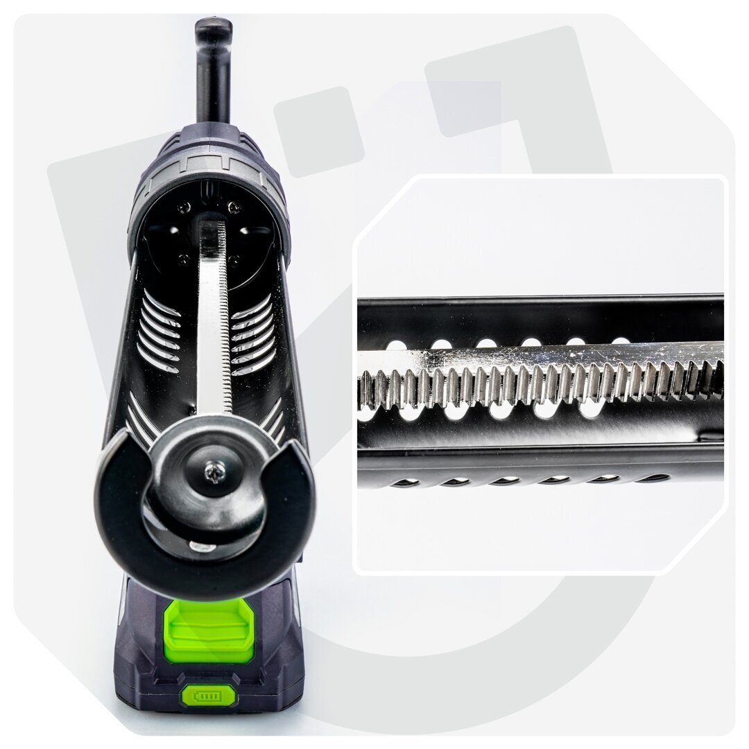 Akumuliatorinis pistoletas hermetikams Wuber 20V Li-ion, 4,0 Ah 7