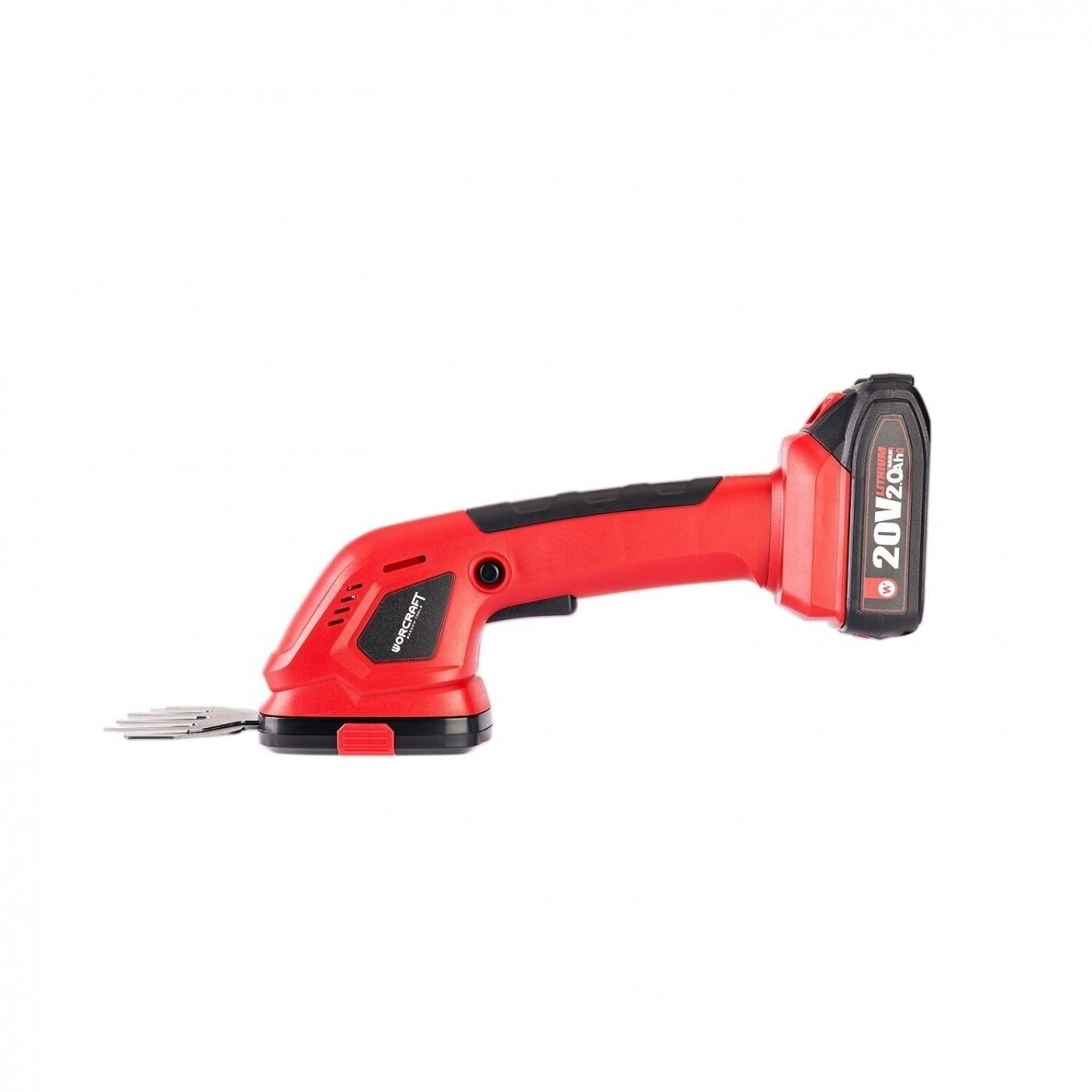 Akumuliatorinės žolės/gyvatvorių žirklės Worcraft, 20V Li-ion (Be akumuliatoriaus ir įkroviklio) 5