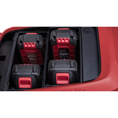 Akumuliatorinė savaeigė vejapjovė WORCRAFT su 8.0Ah akumuliatoriais 40V (20V/4vnt)