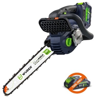 Akumuliatorinis grandininis pjūklas WUBER W04538, 20V 12" LCD, be akumuliatoriaus