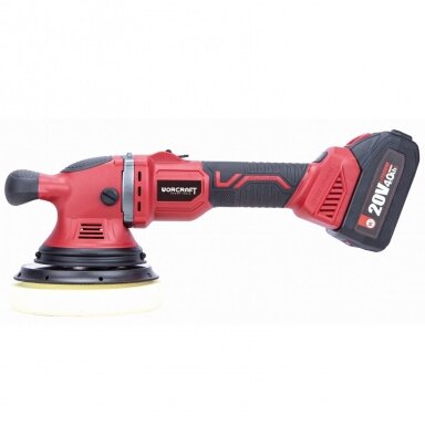Akumuliatorinis poliruoklis Worcraft 20V LI-ION 150mm Akumuliatorinis poliruoklis Worcraft 20V LI-ION 150mm