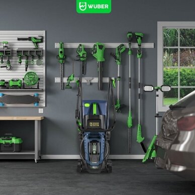 Akumuliatorinė vejapjovė Wuber W04801, 32 cm; 20 V; su akumuliatoriumi ir įkrovikliu 9 Akumuliatorinė vejapjovė Wuber W04801, 32 cm; 20 V; su akumuliatoriumi ir įkrovikliu 9