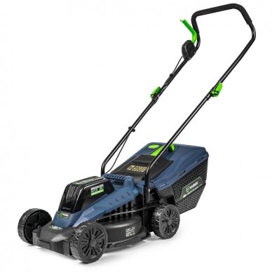 Akumuliatorinė vejapjovė Wuber W04801, 32 cm; 20 V; su akumuliatoriumi ir įkrovikliu Akumuliatorinė vejapjovė Wuber W04801, 32 cm; 20 V; su akumuliatoriumi ir įkrovikliu