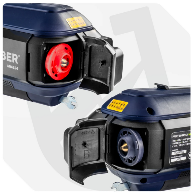 Akumuliatorinis dažų purkštuvas Wuber W04324, 20V Li-ion, 4,0 Ah 6