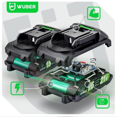 Mini grandininis pjūklas Wuber W37007, su teleskopiniu prailginimu ir 2x1,5Ah baterijom 8 Mini grandininis pjūklas Wuber W37007, su teleskopiniu prailginimu ir 2x1,5Ah baterijom 8