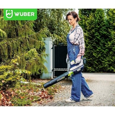 Akumuliatorinis lapų pūstuvas Wuber W04401 su baterija ir įkrovikliu 13