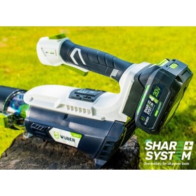 Akumuliatorinis lapų pūstuvas Wuber W04401 su baterija ir įkrovikliu 16