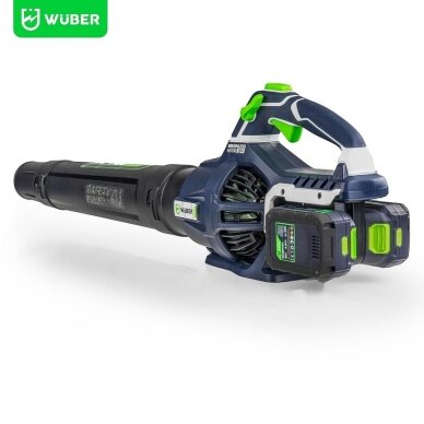 Akumuliatorinis lapų pūstuvas Wuber 40V, su 2x4,0Ah baterijom 9