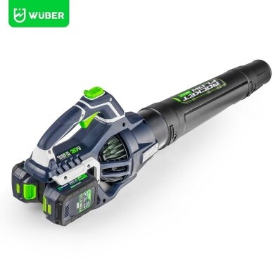 Akumuliatorinis lapų pūstuvas Wuber 40V, su 2x4,0Ah baterijom 8