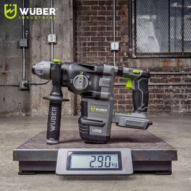Akumuliatorinis perforatorius Wuber 20V, SDS-plus 2,8 J (be akumuliatoriaus ir įkroviklio) 12 Akumuliatorinis perforatorius Wuber 20V, SDS-plus 2,8 J (be akumuliatoriaus ir įkroviklio) 12