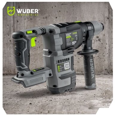 Akumuliatorinis perforatorius Wuber 20V, SDS-plus 2,8 J (be akumuliatoriaus ir įkroviklio) 3