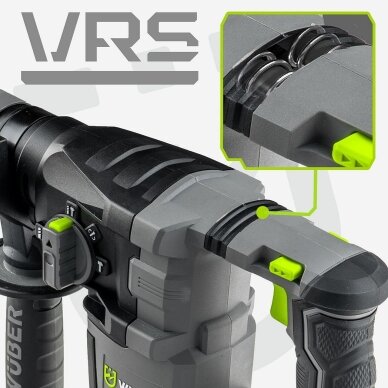 Akumuliatorinis perforatorius Wuber 20V, SDS-plus 2,8 J (be akumuliatoriaus ir įkroviklio) 8 Akumuliatorinis perforatorius Wuber 20V, SDS-plus 2,8 J (be akumuliatoriaus ir įkroviklio) 8