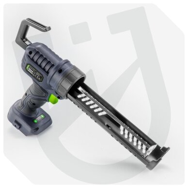 Akumuliatorinis pistoletas hermetikams Wuber 20V Li-ion (be akumuliatoriaus ir įkroviklio) 8