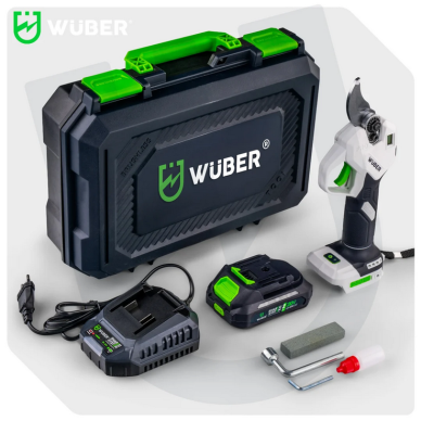 Akumuliatorinis sekatorius Wuber 20 V su 4,0Ah baterija 4