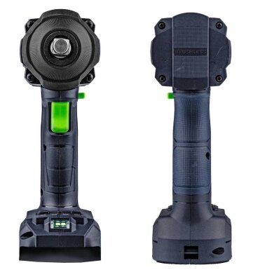 Akumuliatorinis smūginis veržliasukis Wuber 20V, 600 Nm (be akumuliatoriaus ir ikroviklio) 10