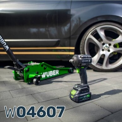 Akumuliatorinis smūginis veržliasukis Wuber 20V, 600 Nm (be akumuliatoriaus ir ikroviklio) 5