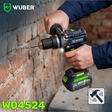 Akumuliatorinis suktuvas Wuber W04524, 160 Nm, su 4,0Ah baterija 3 Akumuliatorinis suktuvas Wuber W04524, 160 Nm, su 4,0Ah baterija 3