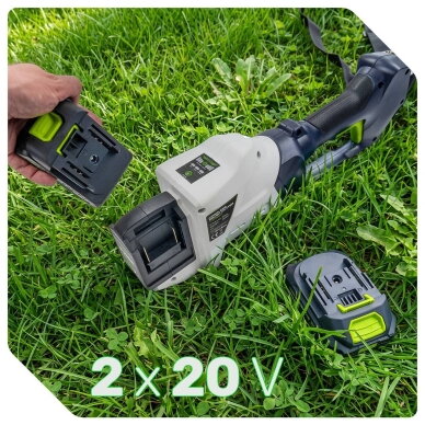 Akumuliatorinis trimeris/krūmapjovė 3in1 WUBER, 2x20V, (be akumuliatoriaus ir įkroviklio) 5