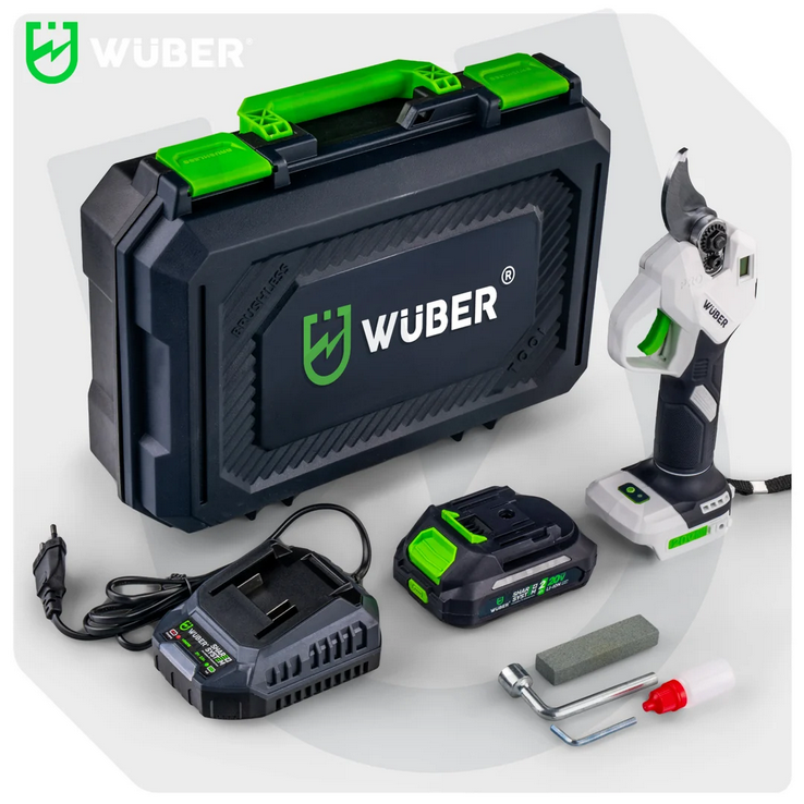 Akumuliatorinis sekatorius Wuber 20 V su 4,0Ah baterija 4 Akumuliatorinis sekatorius Wuber 20 V su 4,0Ah baterija 4