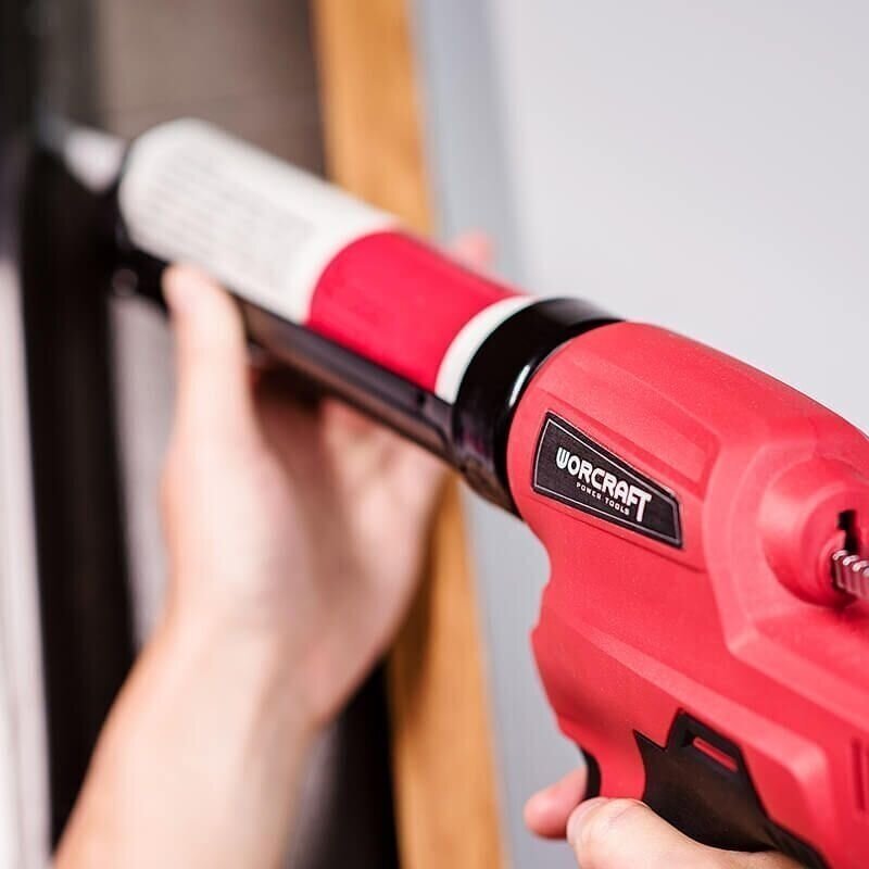 Akumuliatorinis pistoletas hermetikams Worcraft 20V LI-ION 3