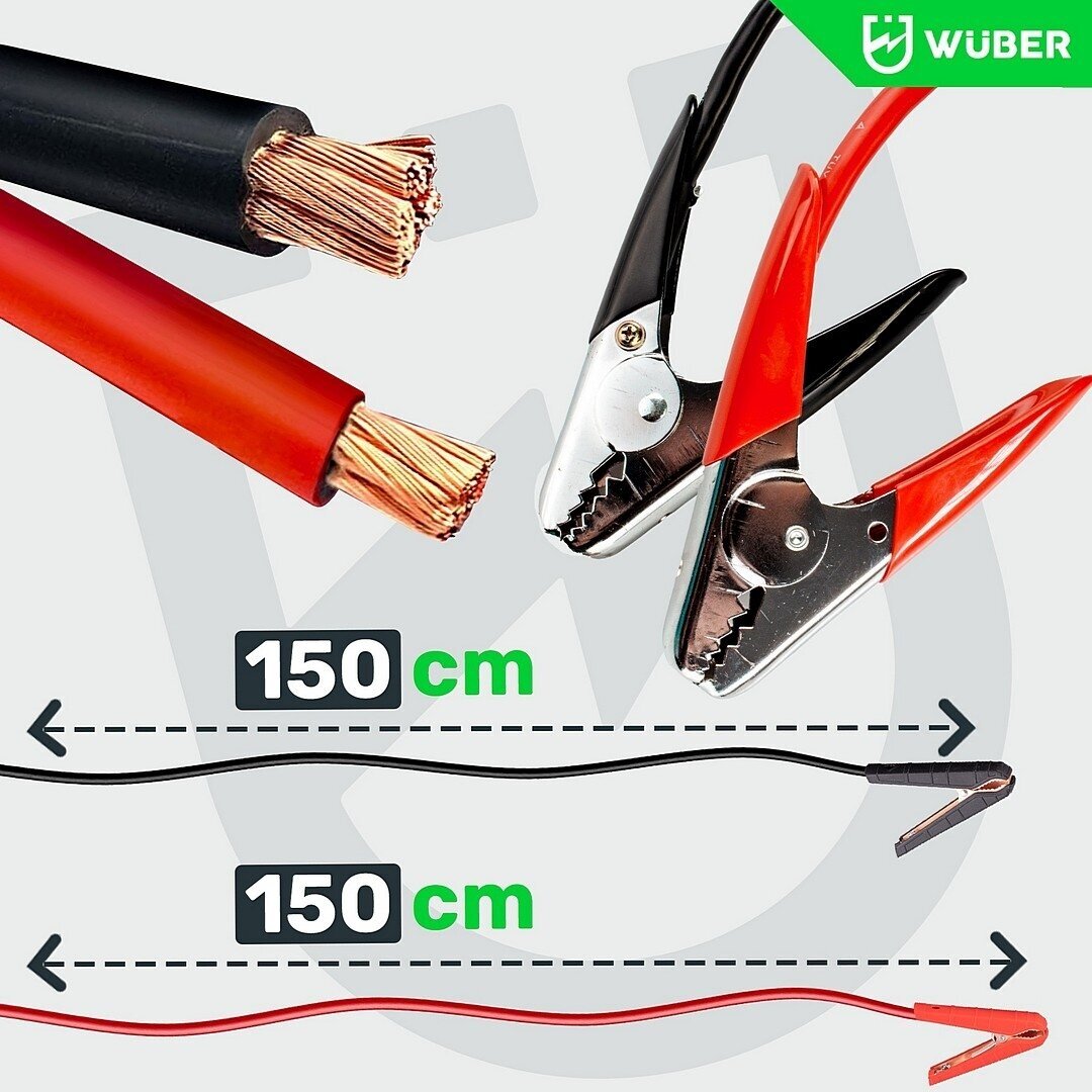 Automatinis akumuliatoriaus įkroviklis su paleidimo funkcija Wuber W14016, 200A 12