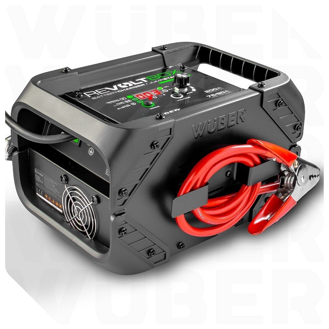 Automatinis akumuliatoriaus įkroviklis su paleidimo funkcija Wuber W14016, 200A 6
