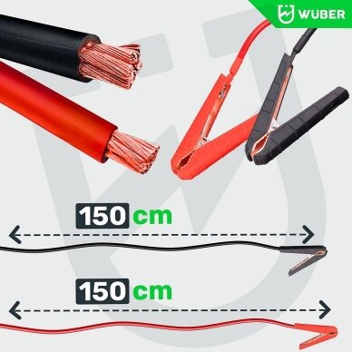 Automatinis akumuliatoriaus įkroviklis su paleidimo funkcija Wuber W14014, 80A 11 Automatinis akumuliatoriaus įkroviklis su paleidimo funkcija Wuber W14014, 80A 11