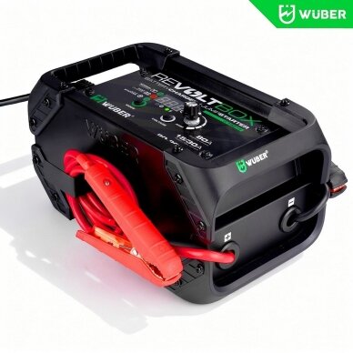 Automatinis akumuliatoriaus įkroviklis su paleidimo funkcija Wuber W14014, 80A 3 Automatinis akumuliatoriaus įkroviklis su paleidimo funkcija Wuber W14014, 80A 3