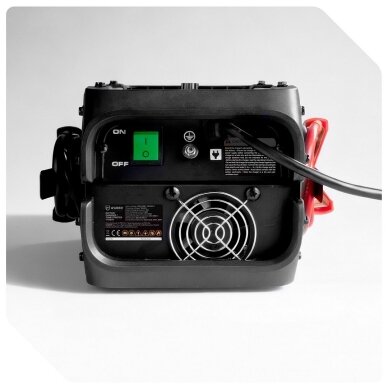 Automatinis akumuliatoriaus įkroviklis su paleidimo funkcija Wuber W14014, 80A 7