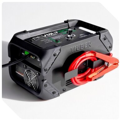 Automatinis akumuliatoriaus įkroviklis su paleidimo funkcija Wuber W14014, 80A 8 Automatinis akumuliatoriaus įkroviklis su paleidimo funkcija Wuber W14014, 80A 8
