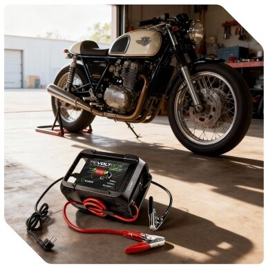 Automatinis akumuliatoriaus įkroviklis su paleidimo funkcija Wuber W14016, 200A 11 Automatinis akumuliatoriaus įkroviklis su paleidimo funkcija Wuber W14016, 200A 11