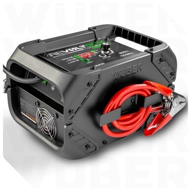 Automatinis akumuliatoriaus įkroviklis su paleidimo funkcija Wuber W14016, 200A 6 Automatinis akumuliatoriaus įkroviklis su paleidimo funkcija Wuber W14016, 200A 6