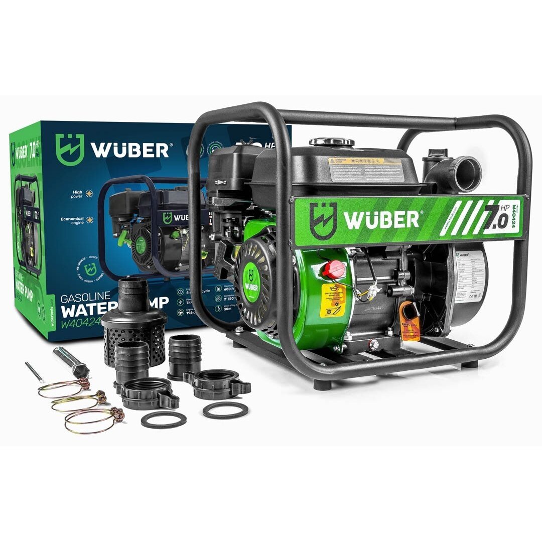 Benzininis vandens siurblys Wuber, 7 AG 1 Benzininis vandens siurblys Wuber, 7 AG 1