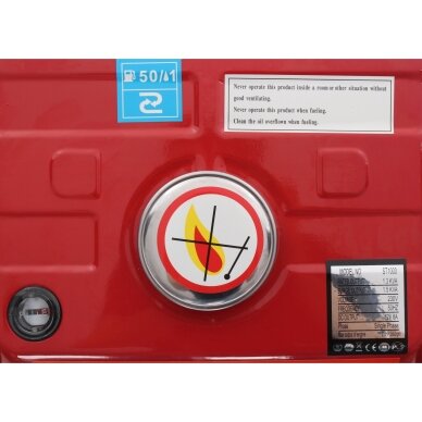 Benzininis dvitaktis elektros generatorius Kraft & Dele KD109, 1200W 12V/230V 10 Benzininis dvitaktis elektros generatorius Kraft & Dele KD109, 1200W 12V/230V 10