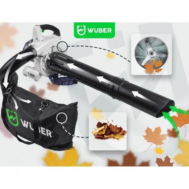 Benzininis lapų pūstuvas/siurblys WUBER W43434 2