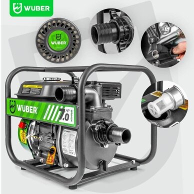 Benzininis vandens siurblys Wuber, 7 AG 3