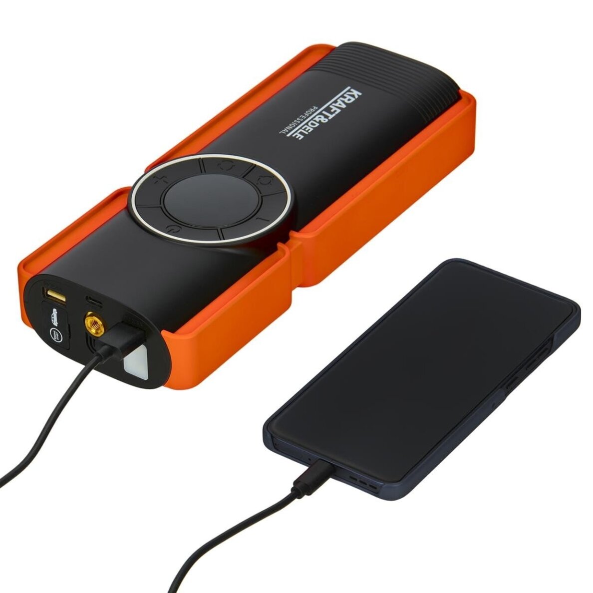Daugiafunkcinis įkroviklis-paleidėjas su kompresoriumi ir LED žibintu Kraft & Dele KD5492, 1200A, 12 V, 10000 mAh 2 Daugiafunkcinis įkroviklis-paleidėjas su kompresoriumi ir LED žibintu Kraft & Dele KD5492, 1200A, 12 V, 10000 mAh 2