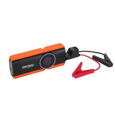 Daugiafunkcinis įkroviklis-paleidėjas su kompresoriumi ir LED žibintu Kraft & Dele KD5492, 1200A, 12 V, 10000 mAh 14