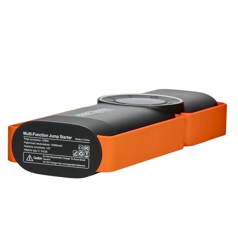 Daugiafunkcinis įkroviklis-paleidėjas su kompresoriumi ir LED žibintu Kraft & Dele KD5492, 1200A, 12 V, 10000 mAh 20 Daugiafunkcinis įkroviklis-paleidėjas su kompresoriumi ir LED žibintu Kraft & Dele KD5492, 1200A, 12 V, 10000 mAh 20