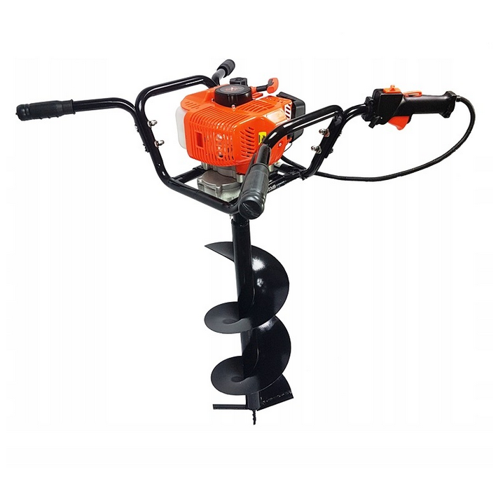 Dviejų asmenų benzininis žemės grąžtas Demon M84001, su trim grąžtais 4