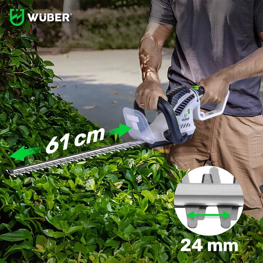 Elektrinės gyvatvorių žirklės Wuber W27331; 620W; 61cm 3