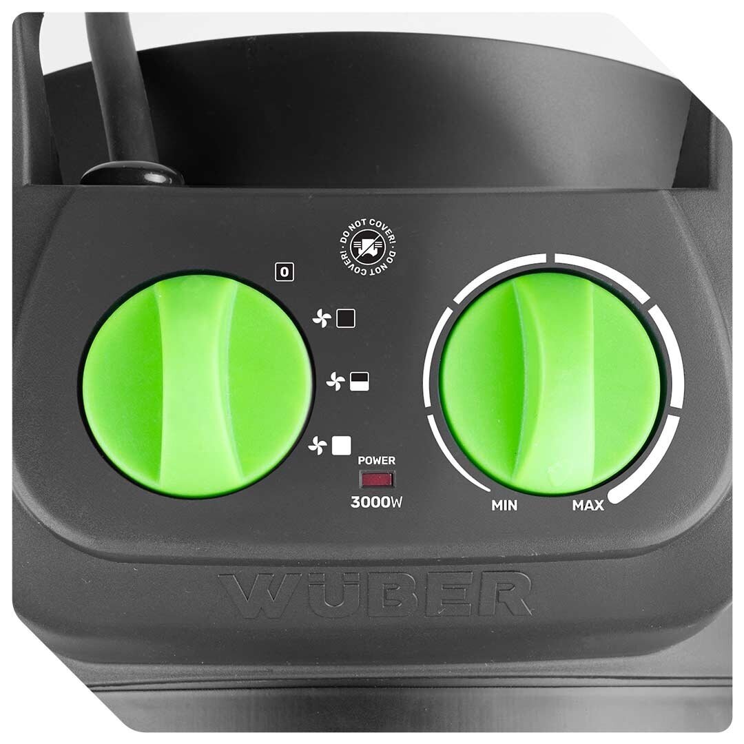 Elektrinis šildytuvas Wuber W16012, 3000 W 5 Elektrinis šildytuvas Wuber W16012, 3000 W 5