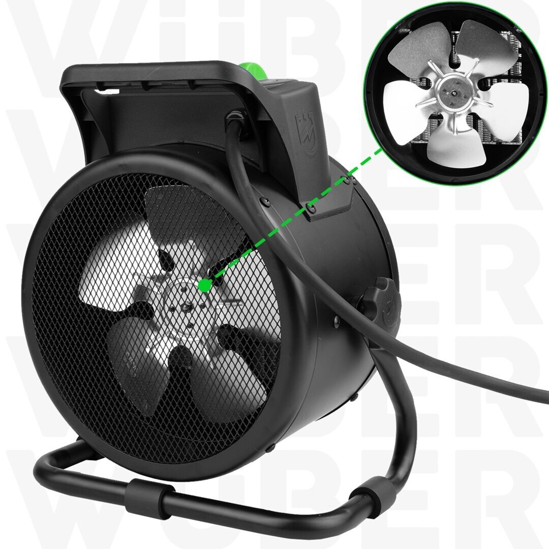 Elektrinis šildytuvas Wuber W16012, 3000 W 9 Elektrinis šildytuvas Wuber W16012, 3000 W 9